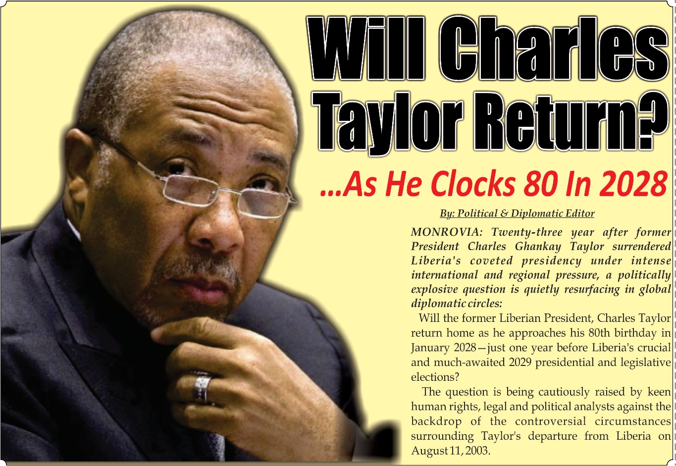 Will Charles Taylor Return?  …As He Clocks 80 In 2028