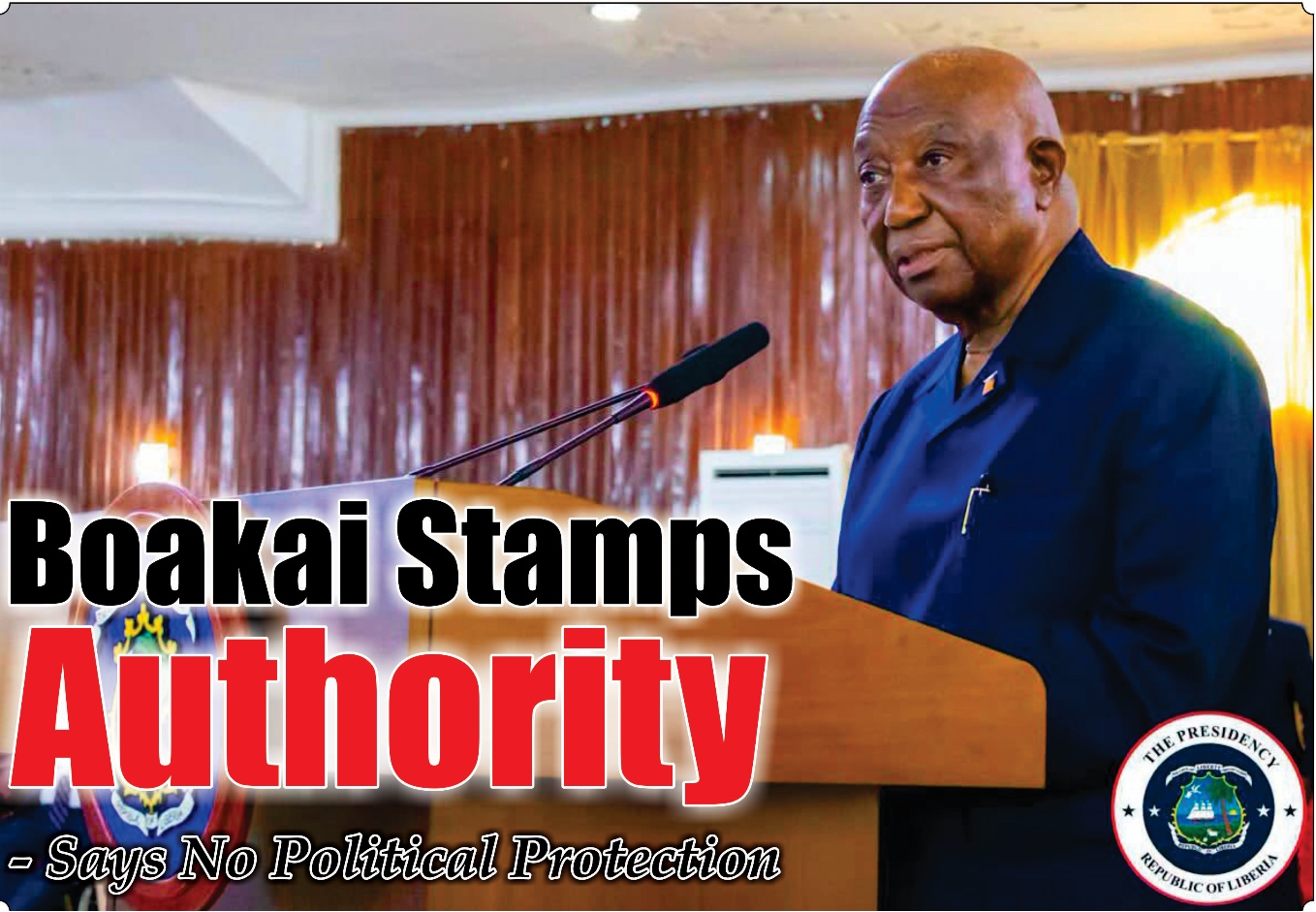 Boakai Stamps Authority - Says No Political Protection