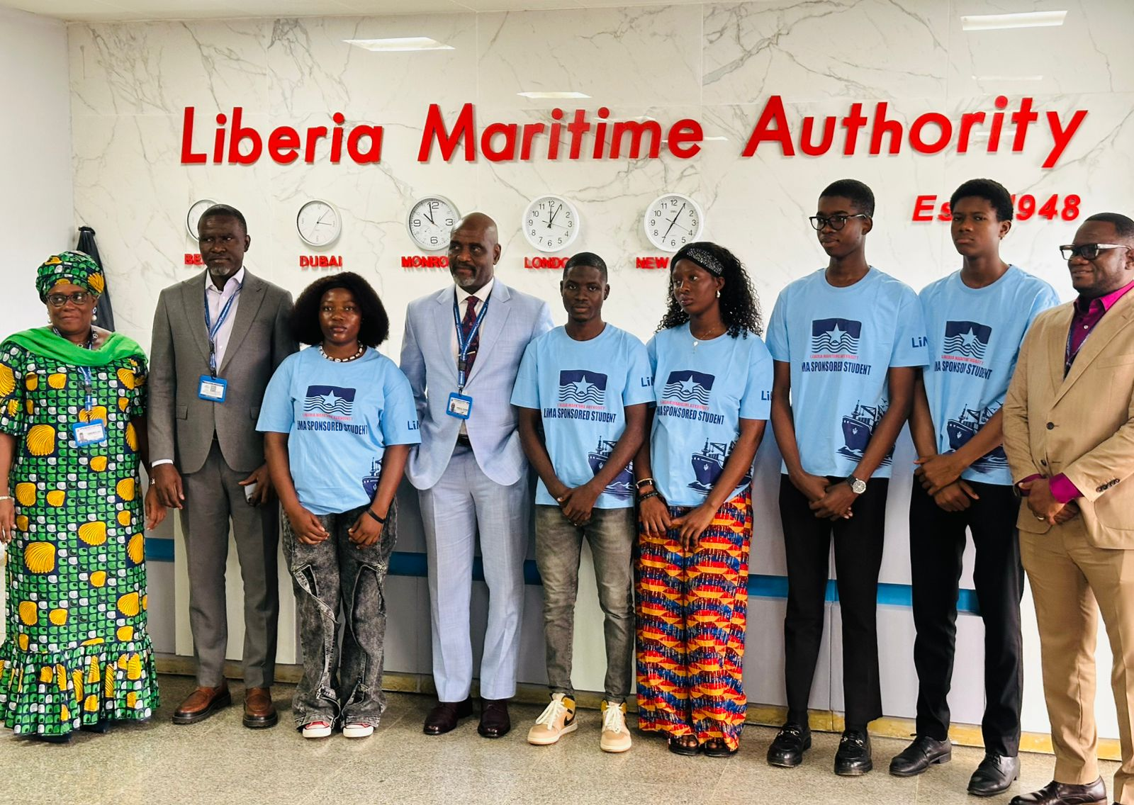 Maritime Education Gets Boost -LIMA Sends Five Liberian Students to Shanghai